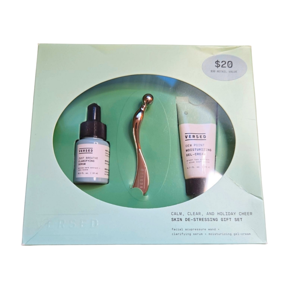 VERSED Calm Clear & Holiday Cheer Skin De-Stressing Set